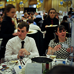 Students at Engineering Gala dinner