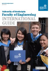 Front cover of the Faculty of Engineering International Guide