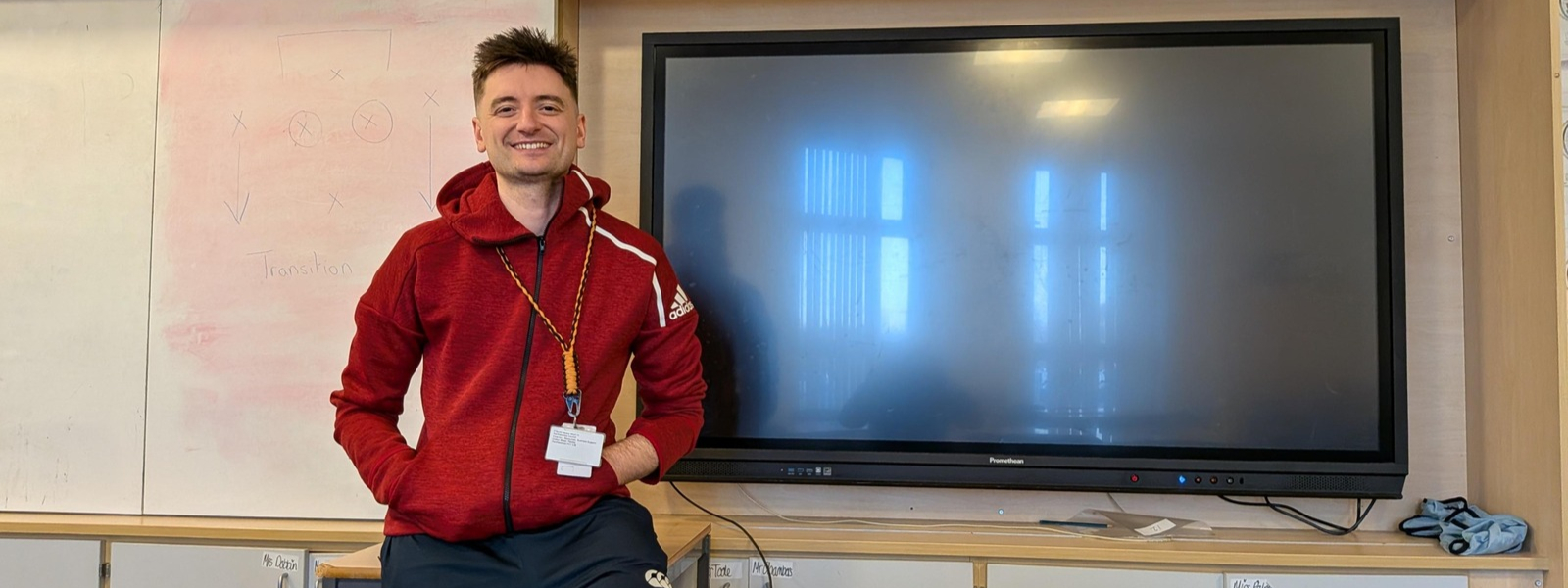 PGDE Physical Education student Niall Cook