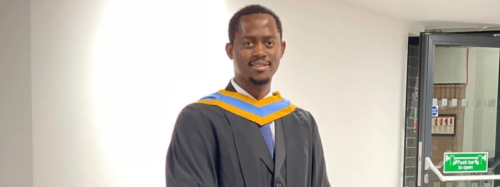 Diplomacy and International Security graduate Omar Samba