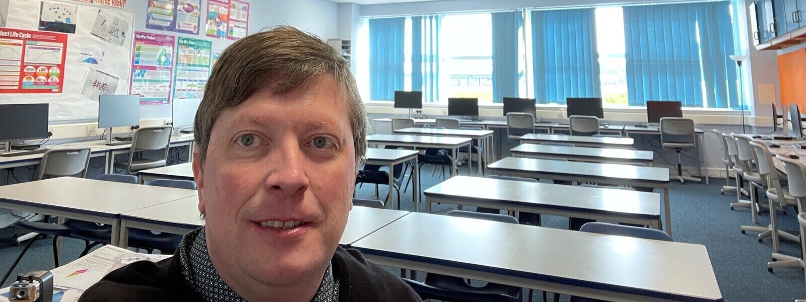 PGDE Business Education student Stuart Hutchinson