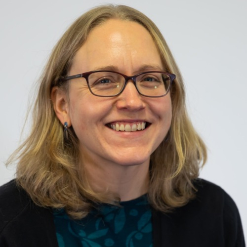 A headshot of Ruth Friskney