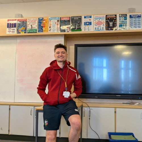 PGDE student Niall Cook