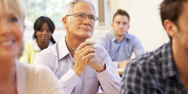 Mixed age group learning in a classroom