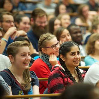 Students in a lecture