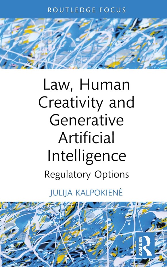 picture of the cover of the Law, Human Creativity and Generative Artificial Intelligence book