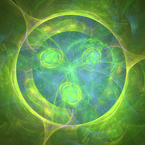 green biological orb
