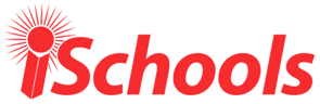 iSchools logo - red text stating 'iSchools'