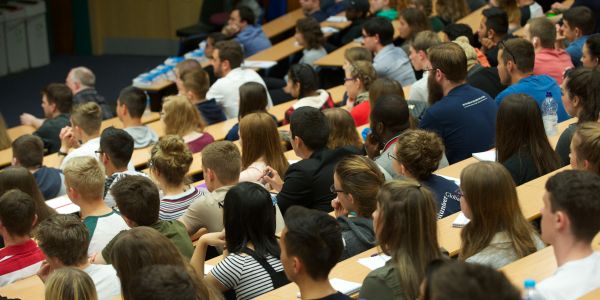 Students in a lecture hall