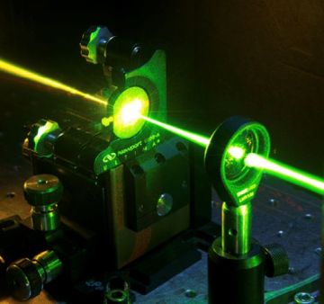 Image of green laser Image of green laser