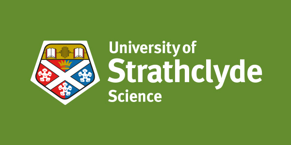 University of Strathclyde Science logo on a green background.