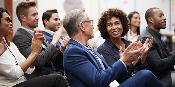 Audience at a conference