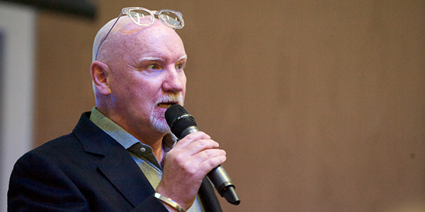 Sir Tom Hunter speaking at New Enlightenment Lecture