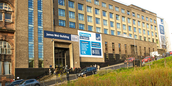 Exterior of James Weir Building