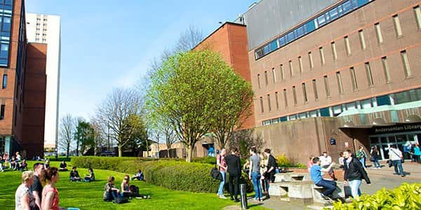 People outside the University of Strathclyde Library