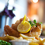 Haddock and chips