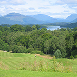 Ross Priory Golf Course, with views of Loch Lomond. Photograph courtesy of R Cook, Club Member.