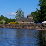 Exterior of Ross Priory Lochside Cottage