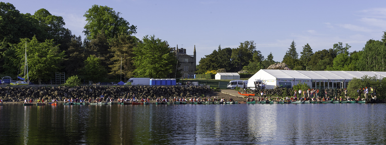 Charity Event, Canoe Challenge, Ross Priory. Photograph courtesy of Paul Brown Images. 