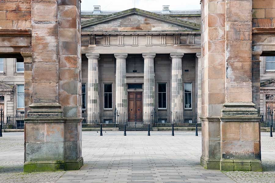 High Court in Glasgow.