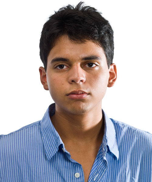 young man poses for a photo 