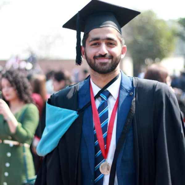 Picture of Shayan Anwar at graduation