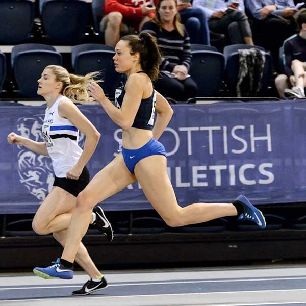 Mhairi Patience competing in an event.