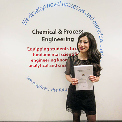 Maryam Derkani, Chemical & Process Engineering PhD student