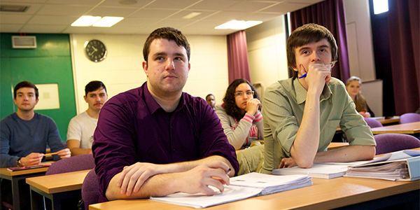 Students in a lecture