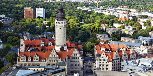 New town hall in Leipzig, Germany