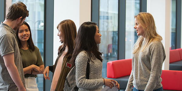 Students in Stenhouse Wing.