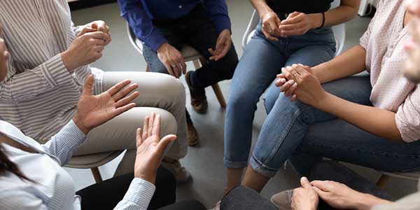 Group counselling session.