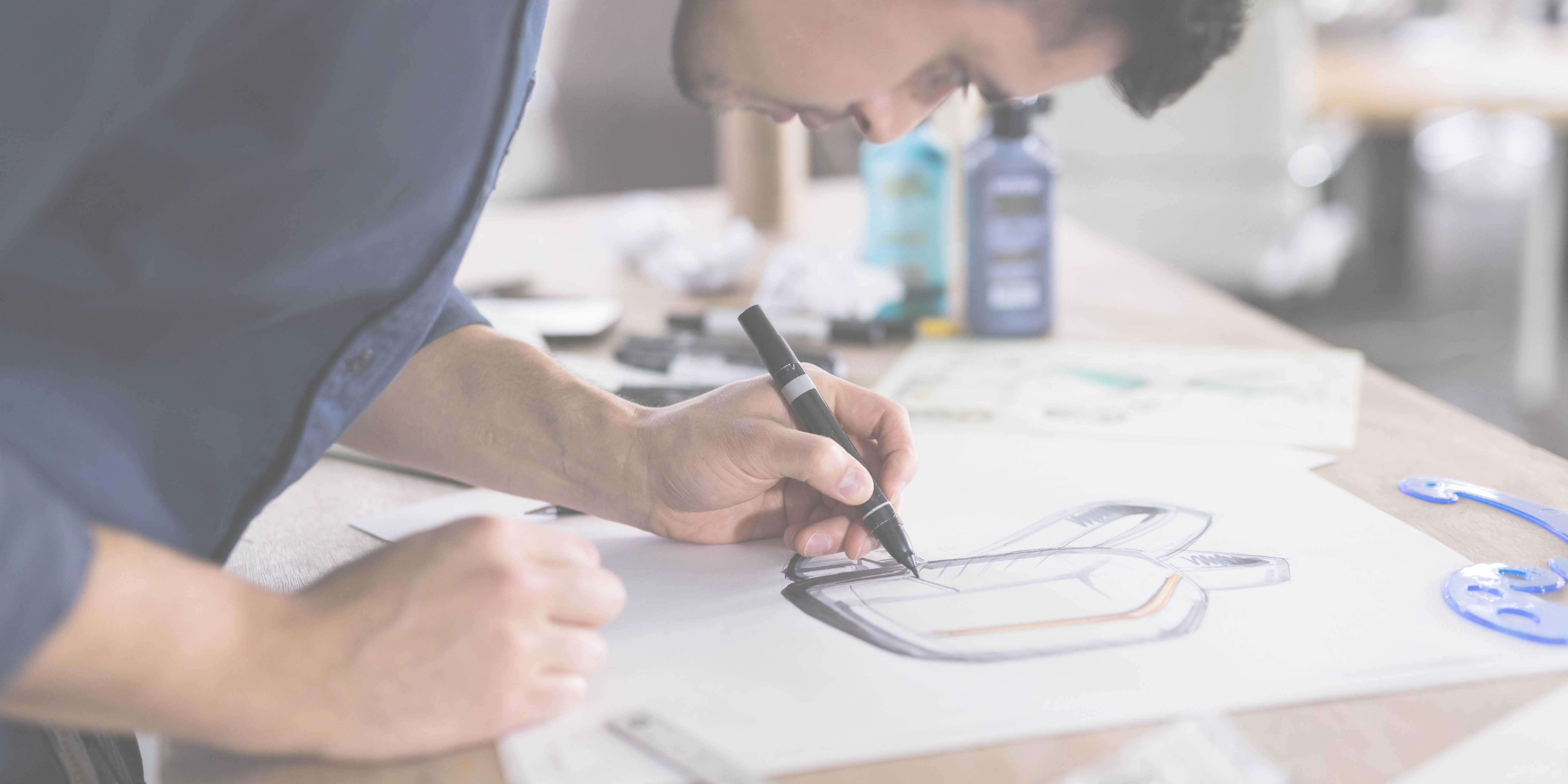 Product designer at work