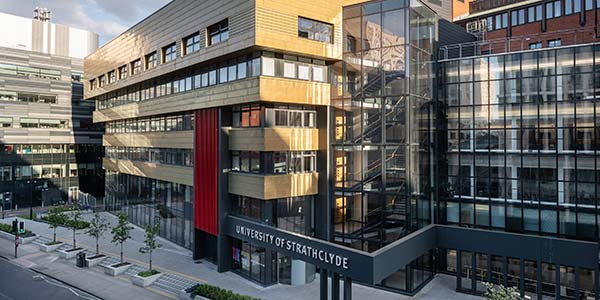 Strathclyde Business School exterior.