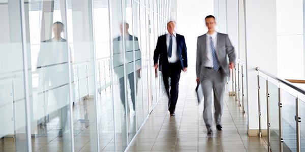 Businessmen in an office