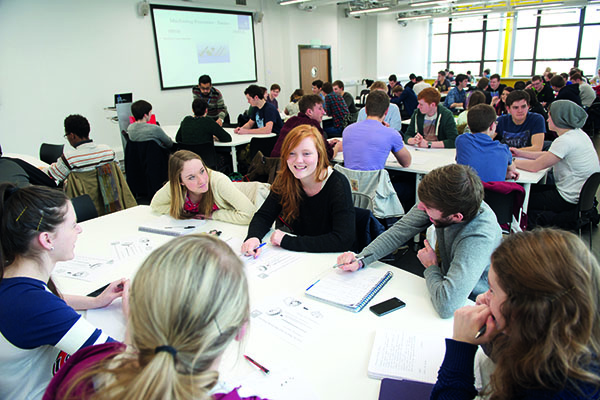 Students in a classroom