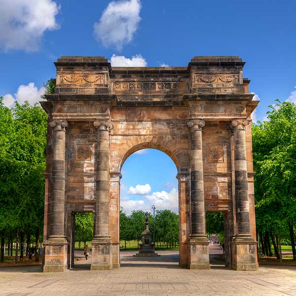 McLennan Arch, entrance to Glasgow Green.