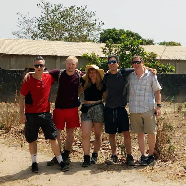 Students in the Gambia.