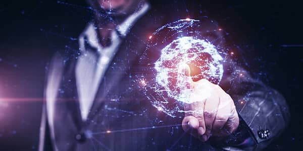 Network under control concept image