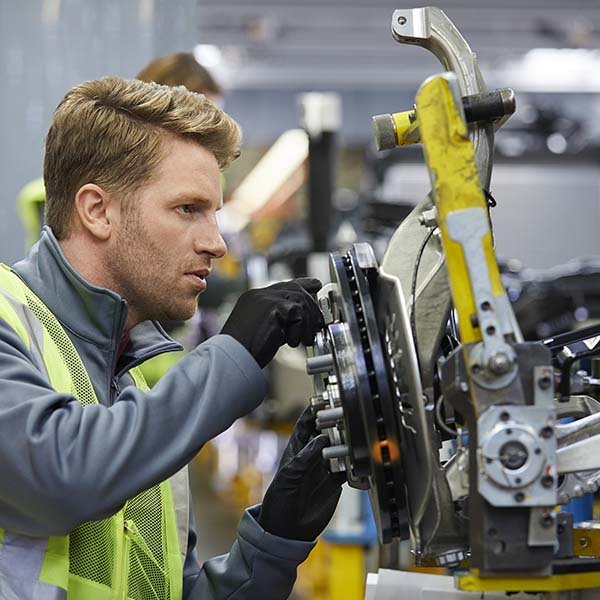 Mechanical Engineer works with equipment