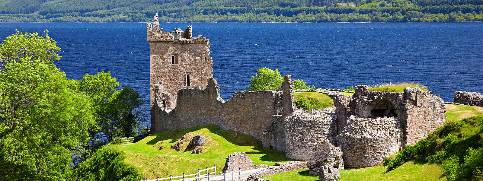 Urquhart Castle near Loch Ness