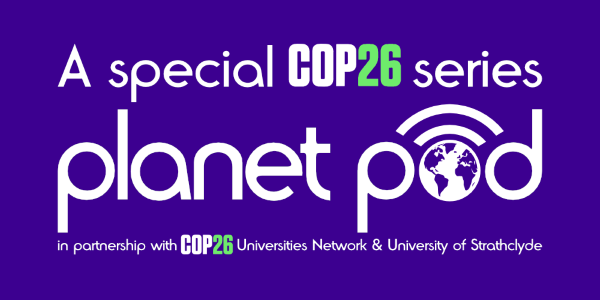 Planet Pod COP26 Podcast logo