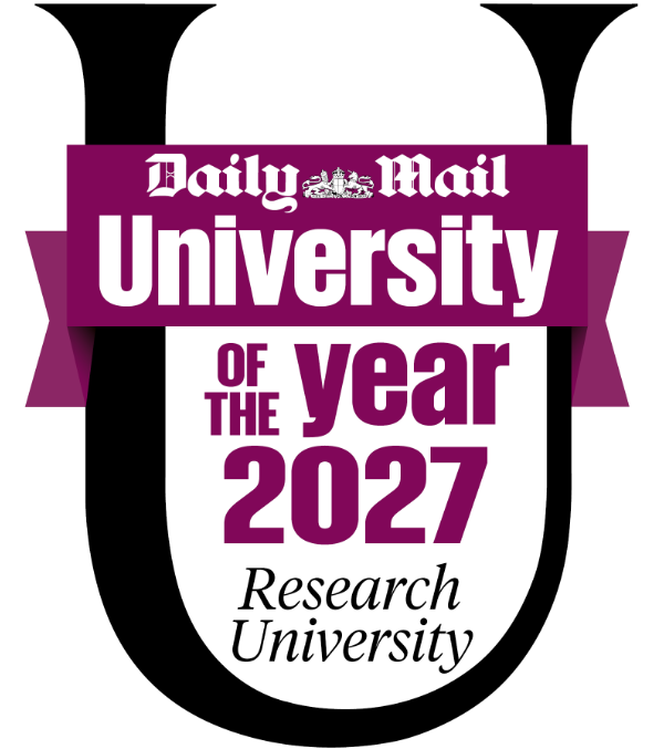 Daily Mail Research University of the Year 2027 logo.