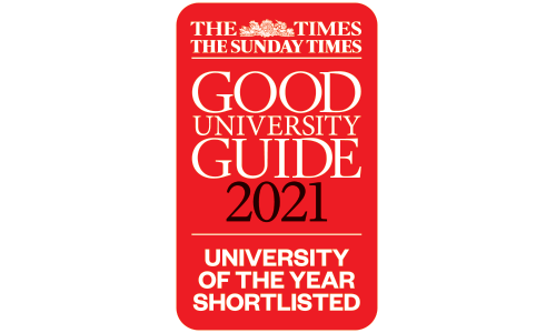 The Times / The Sunday Times Good University Guide 2021. University of the Year shortlisted.