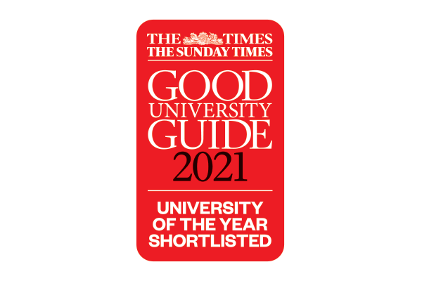 The Times / The Sunday Times Good University Guide 2021. University of the Year shortlisted.