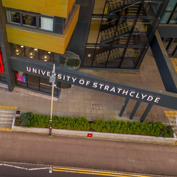 University of Strathclyde signage