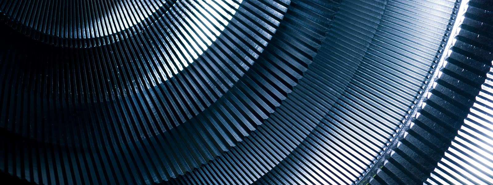 abstract Detail of Round Metal Machinery.