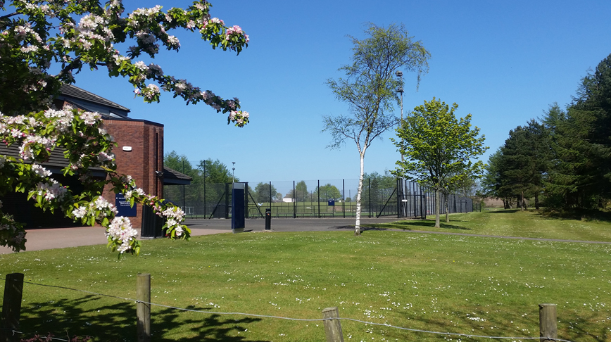 Stepps Clubhouse and Landscaped Grounds