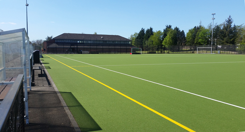 Stepps Floodlit Synthetic Hockey Pitch and Clubhouse.