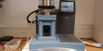 Front view of Thermo-Mechanical Analyser in composites lab